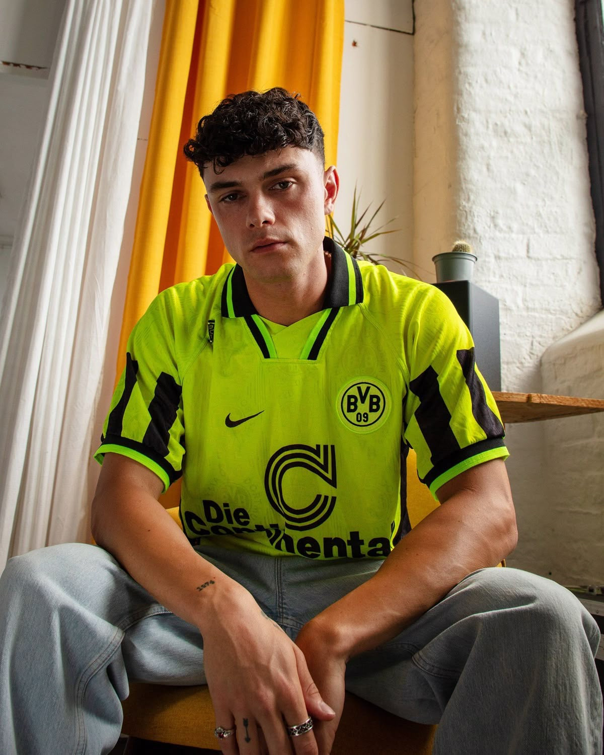 Camiseta Borussia Dortmund Retro Local 1996