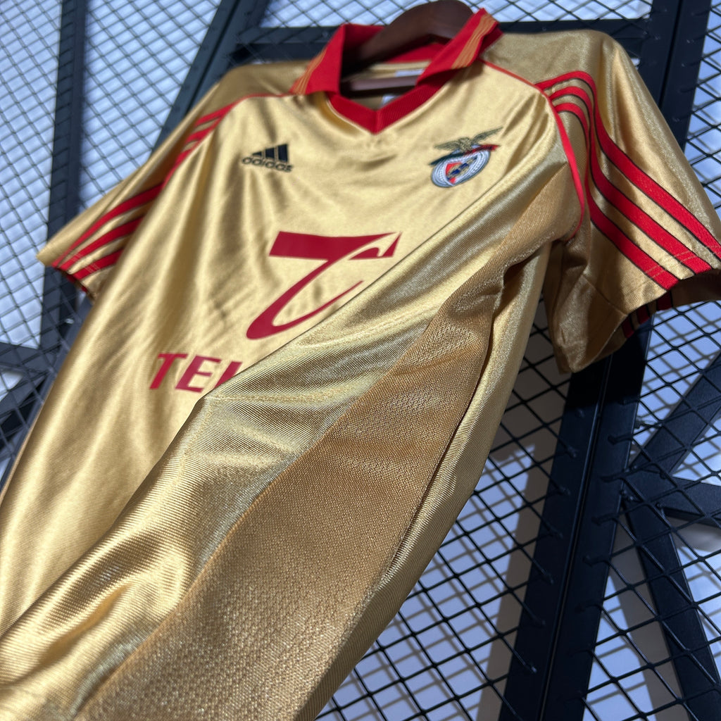 Camiseta Retro 98/99 Benfica dorada